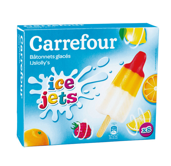 BÂTONNETS GLACÉS ICE JETS CARREFOUR