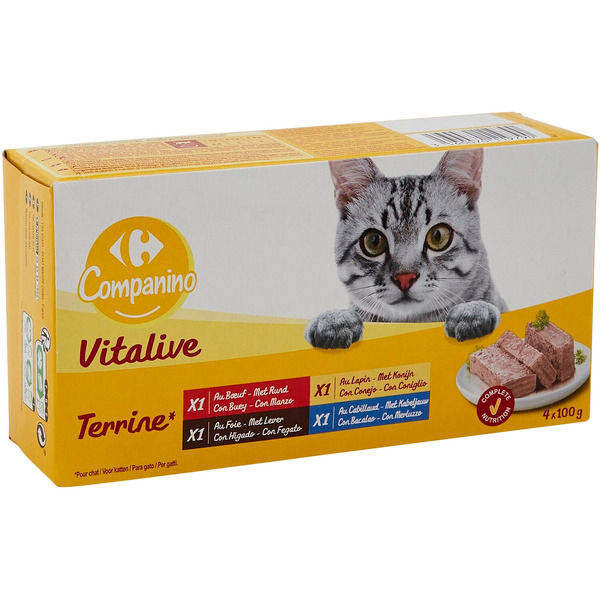 Terrines pour chats