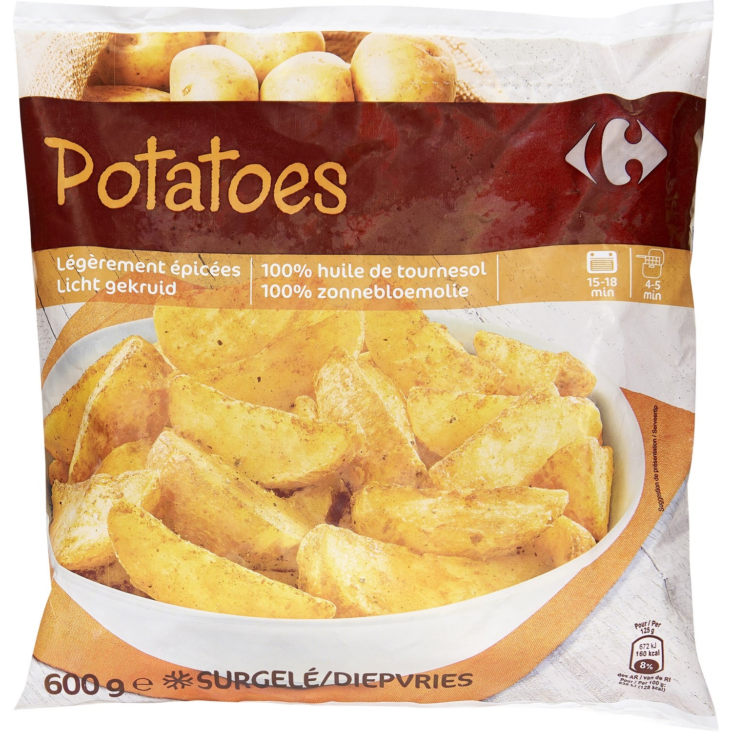 Potatoes légèrement épicées CARREFOUR