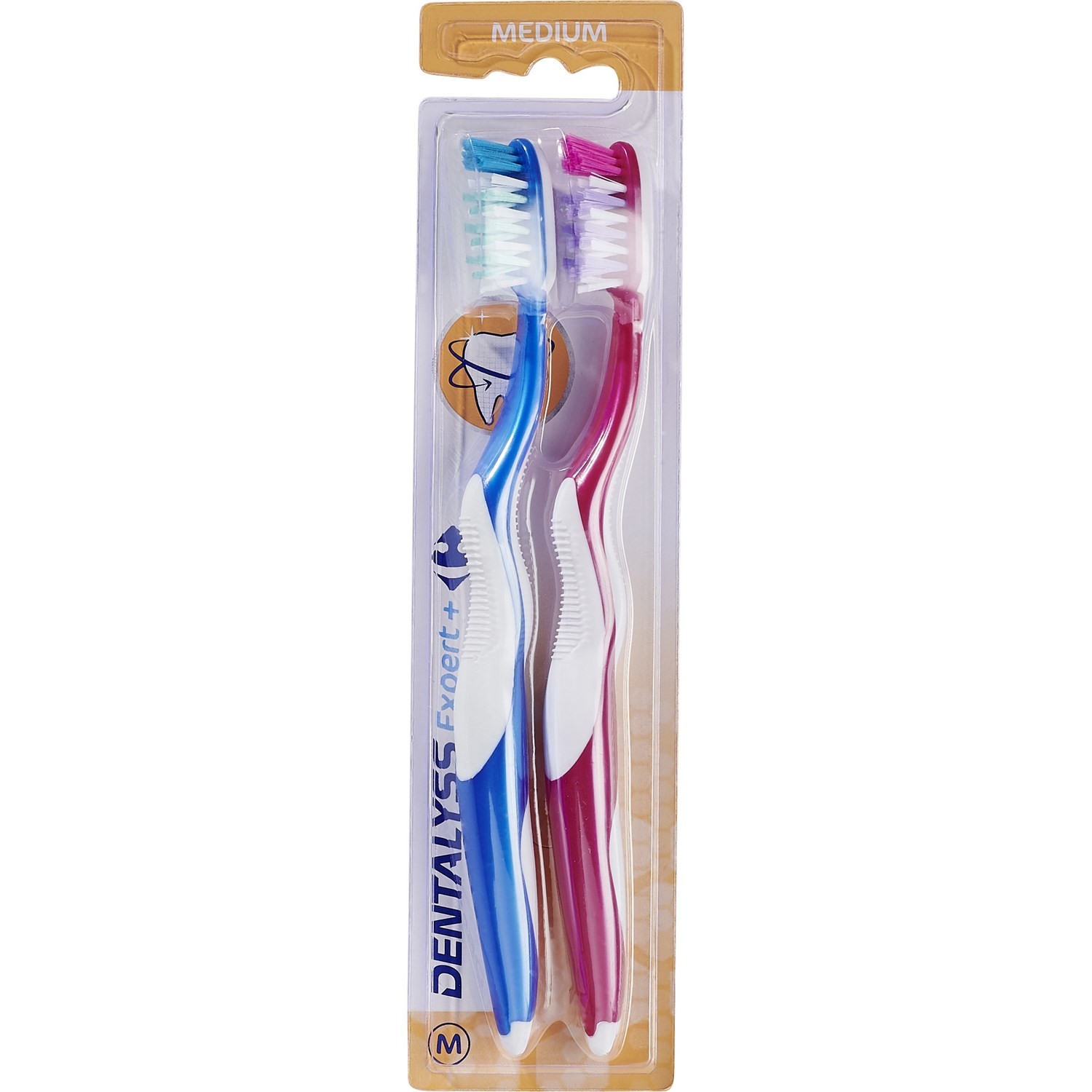 Brosses à dents Dentalyss Expert+ Medium CARREFOUR