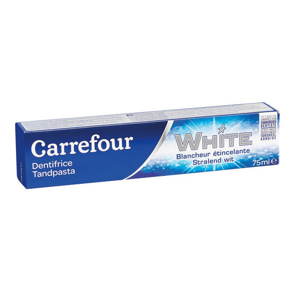 Dentifrice white blancheur étincelante