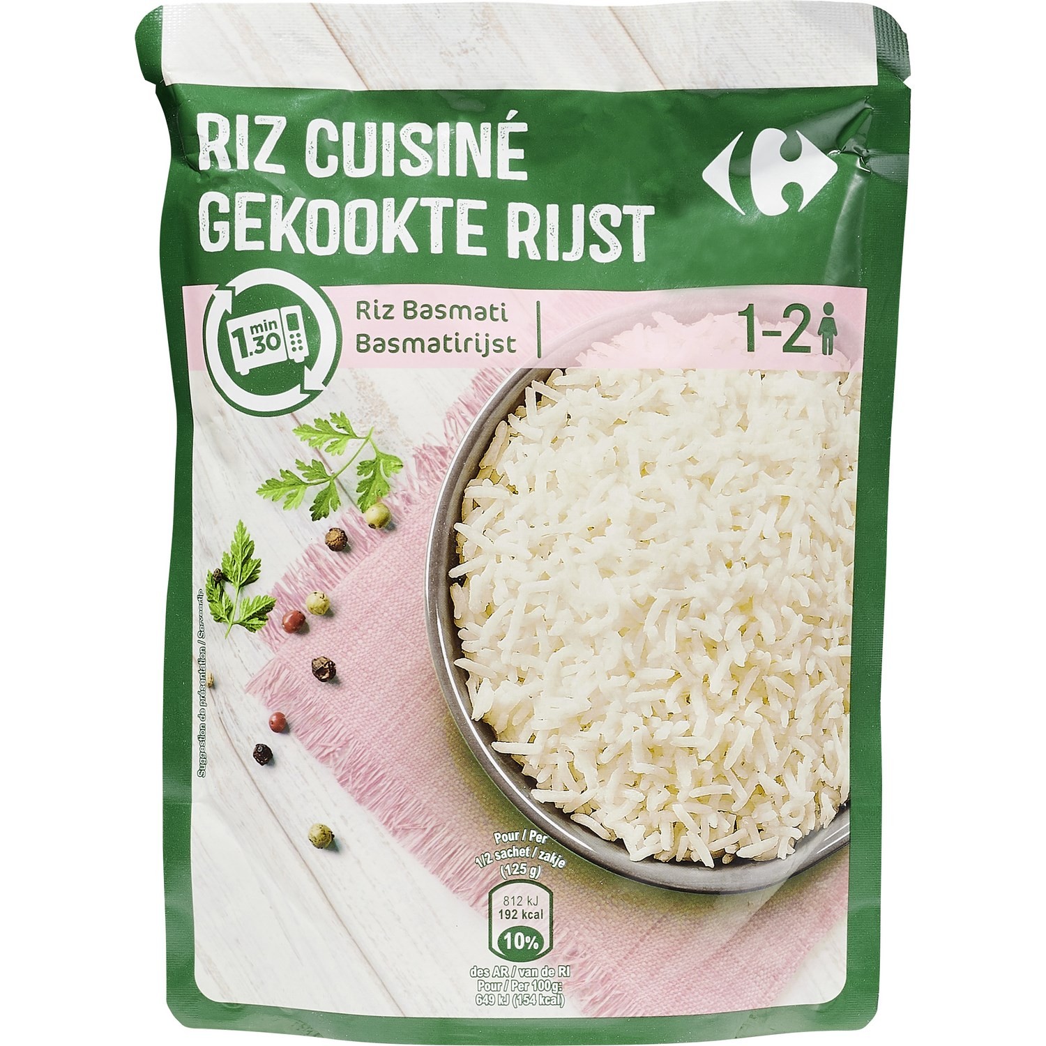 Riz cuisiné basmati CARREFOUR