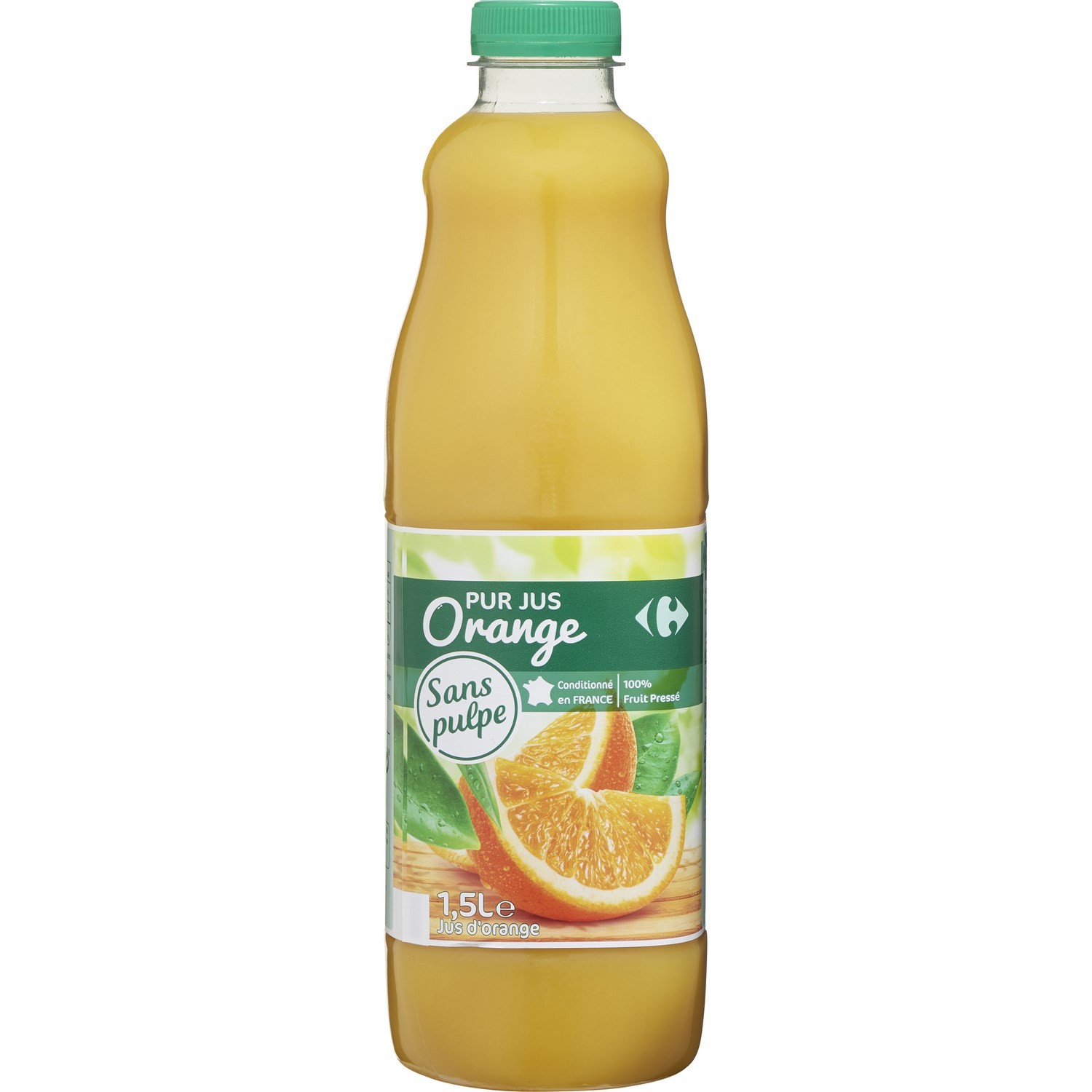 Jus d'orange sans pulpe CARREFOUR