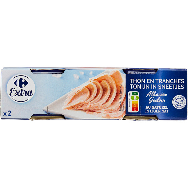 Thon en tranche Albacore au naturel