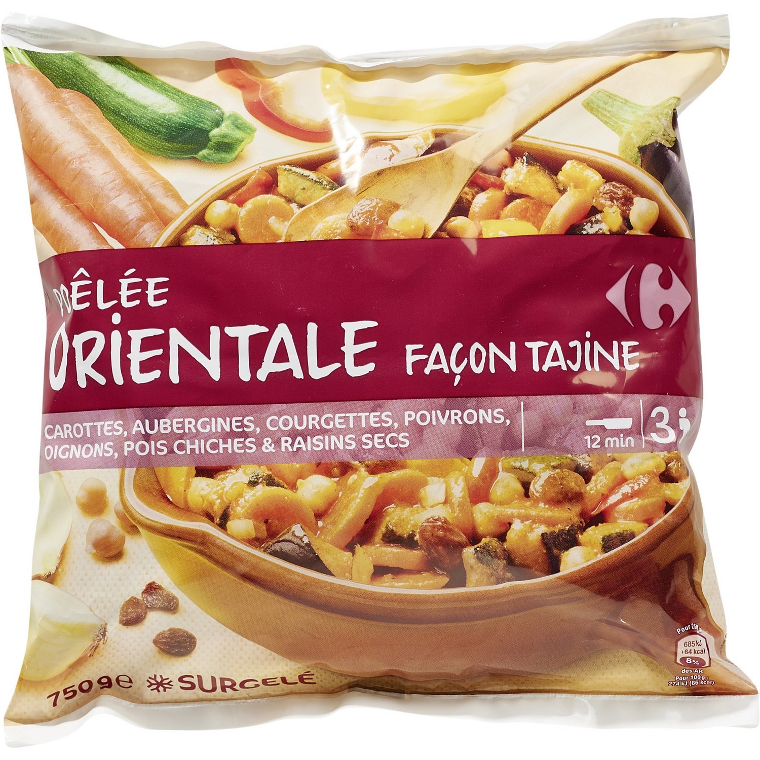 Légumes cuisinés poêlée orientale façon Tajine ...