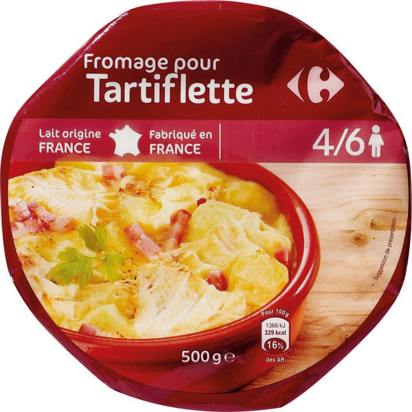 Fromage pour tartiflette CARREFOUR