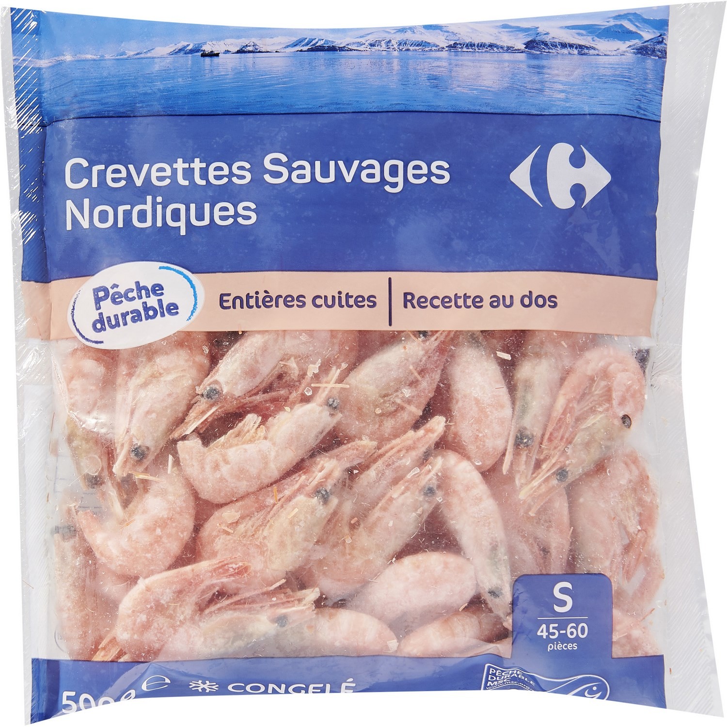 Crevettes sauvages nordiques CARREFOUR
