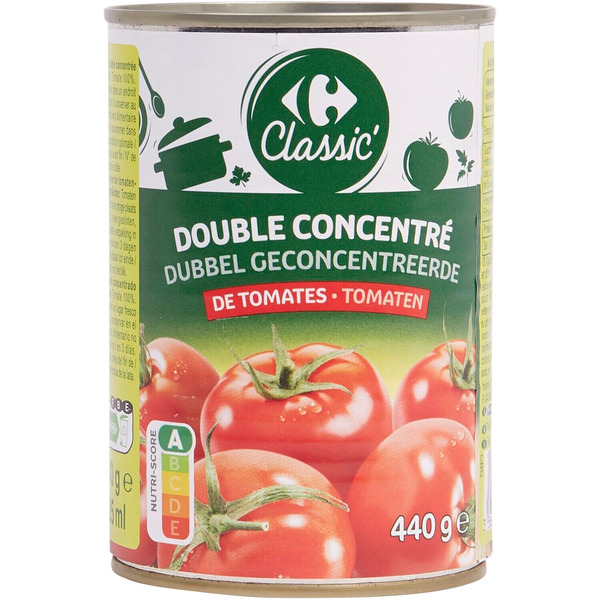 Double concentré de tomates