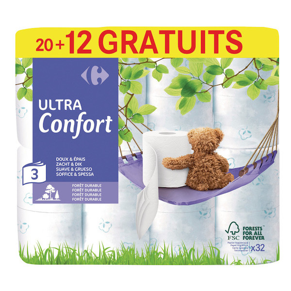 Papier toilette Ultra Confort