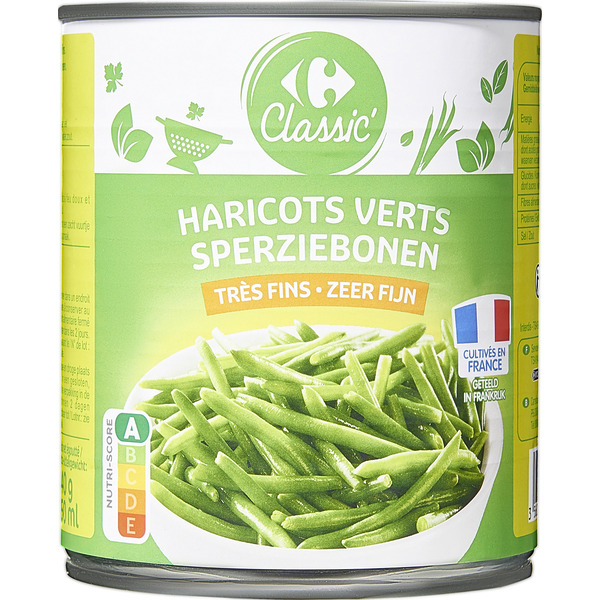 Haricots verts très fins