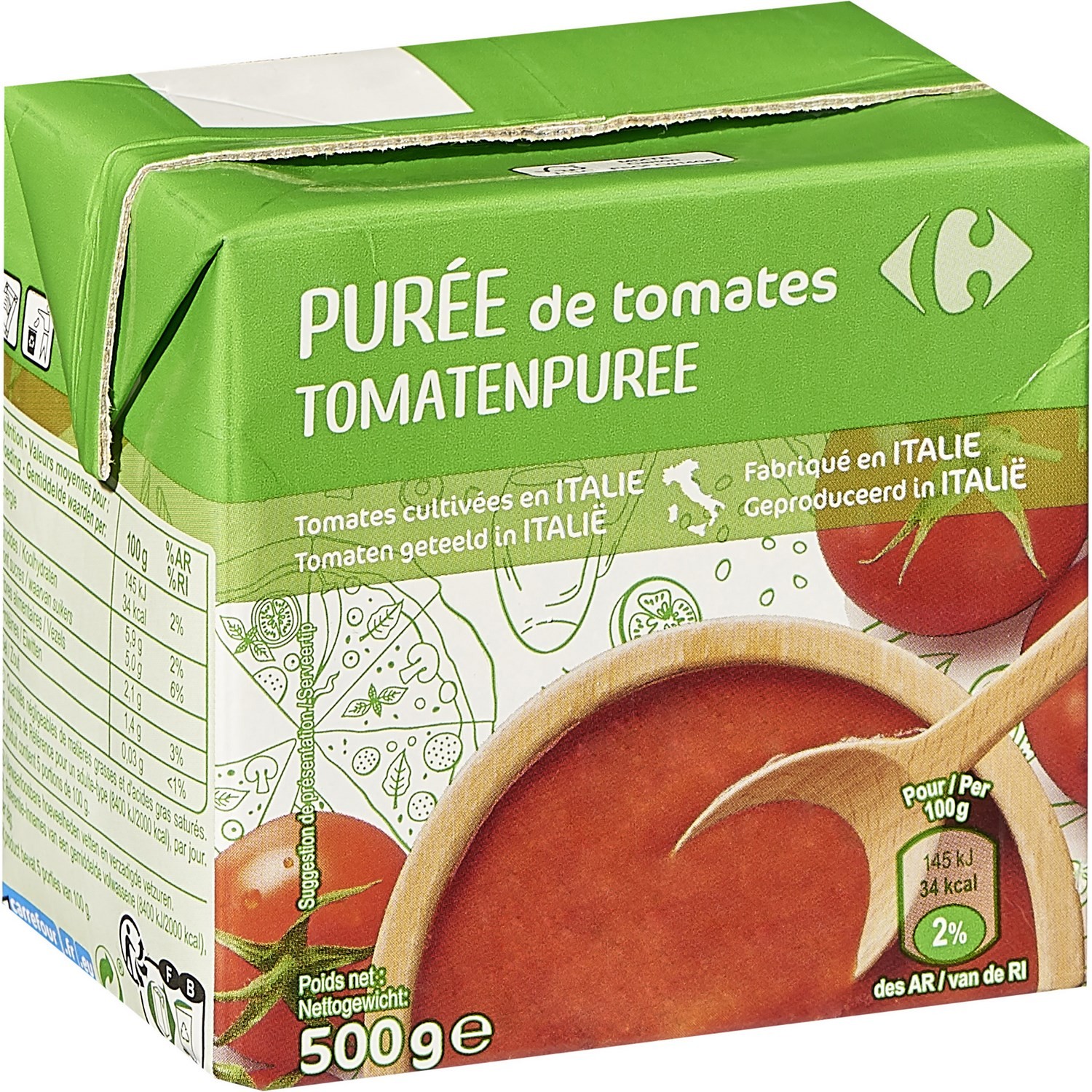 Purée de tomates  CARREFOUR