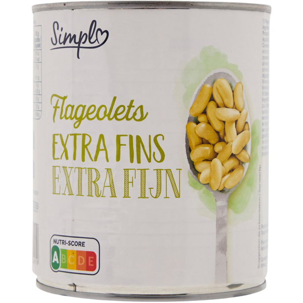 SIMPL Flageolets fins code EAN 3560070334919 
