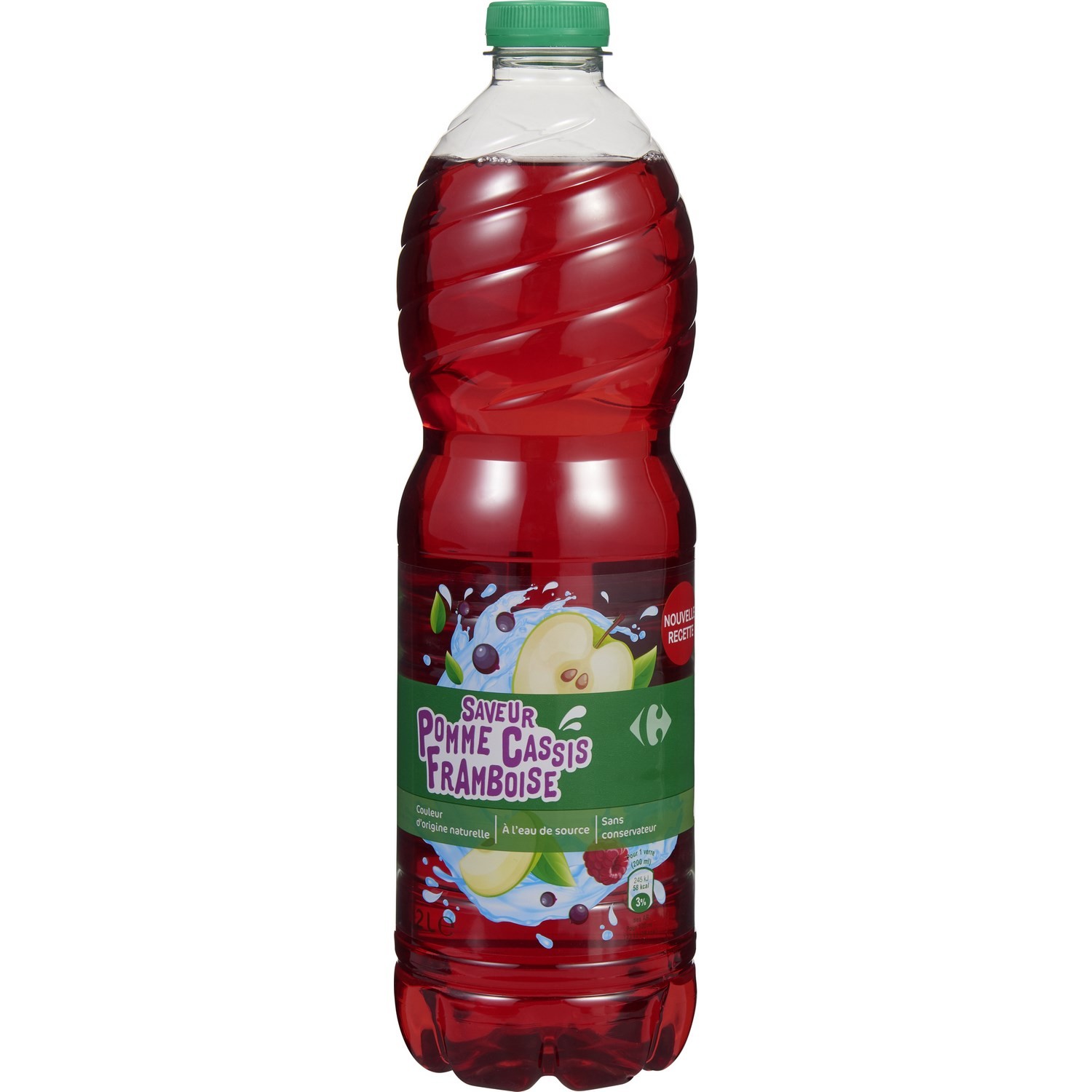 Boisson pomme cassis framboise CARREFOUR