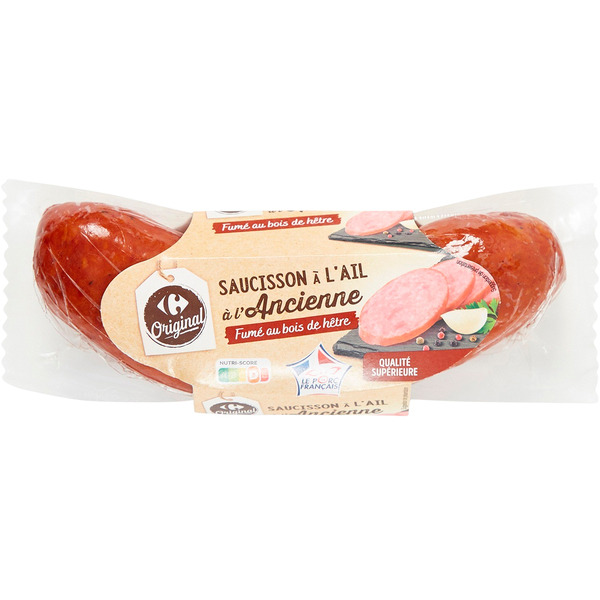 Saucisson à l'ail fumé
