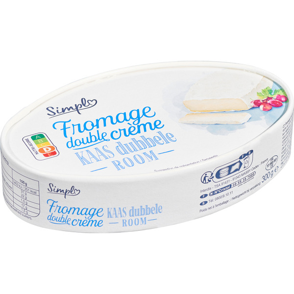 SIMPL Fromage double crème code EAN 3560070349869 