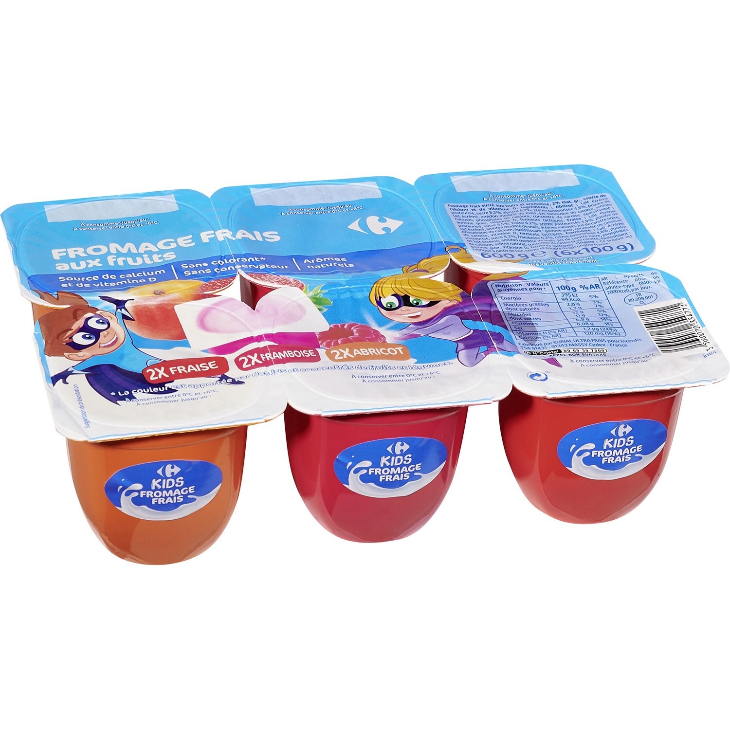 Fromage frais aux fruits CARREFOUR KIDS