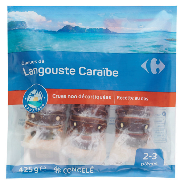 Queue de Langouste Caraïbe crues 3560070374571 Carrefour Queue de Langouste Caraïbe crues 3560070374571 Carrefour