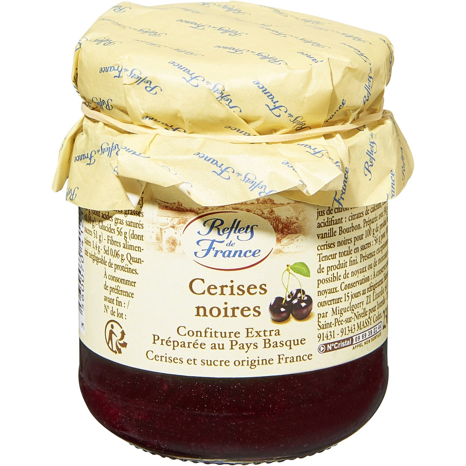 Confiture cerises noires REFLETS DE FRANCE