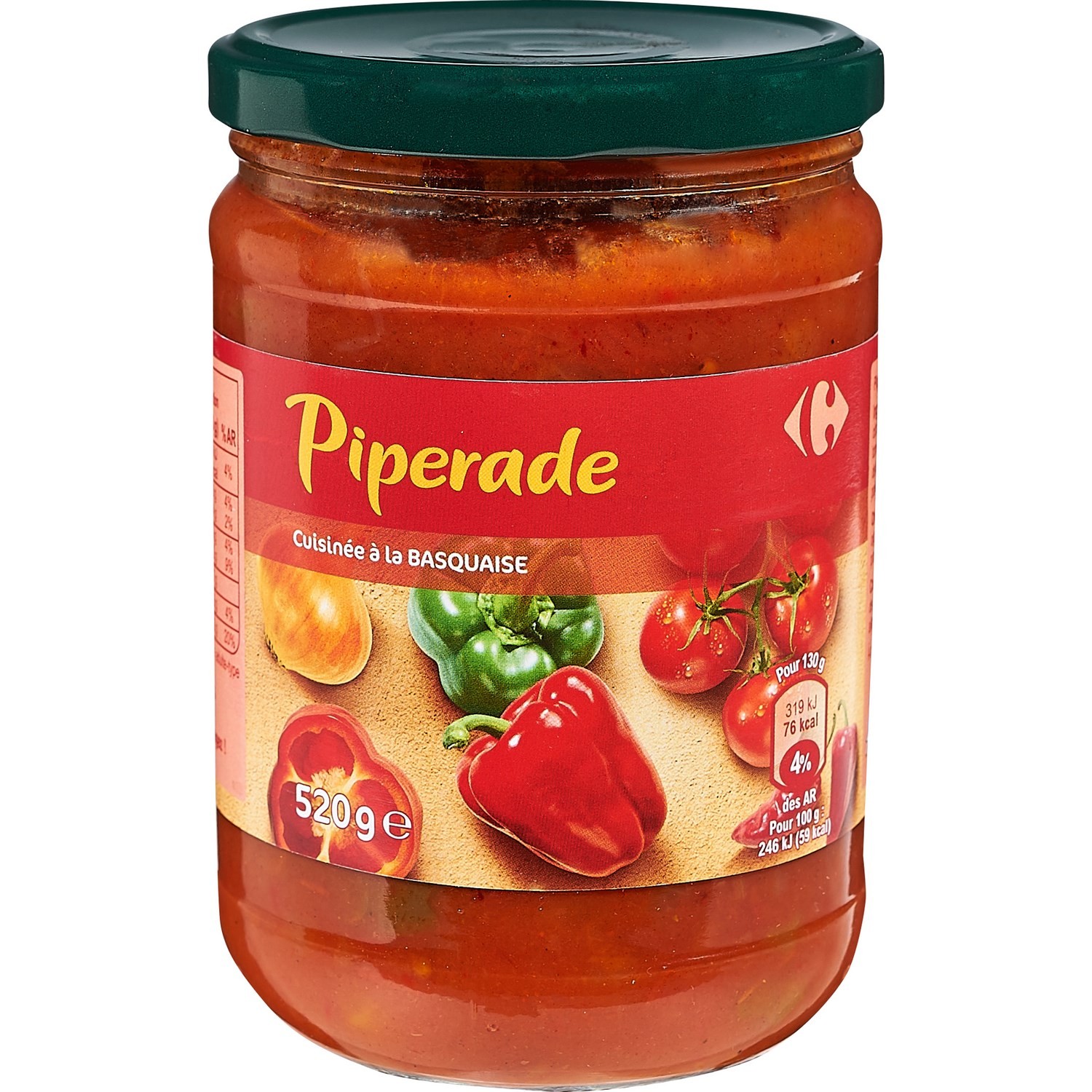 Piperade cuisinée à la basquaise CARREFOUR
