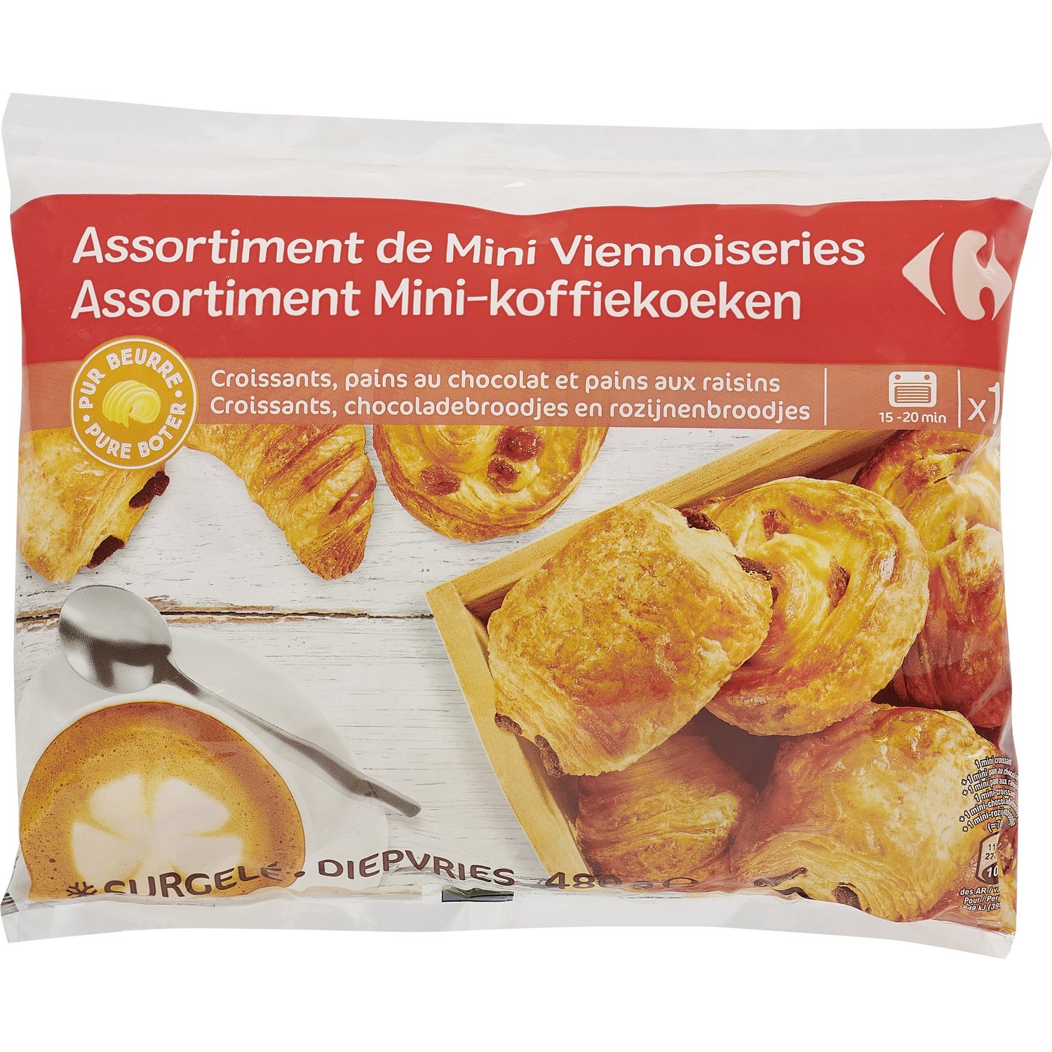 Mini viennoiseries assortiment CARREFOUR