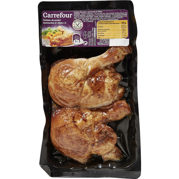 Cuisses de poulet rôties