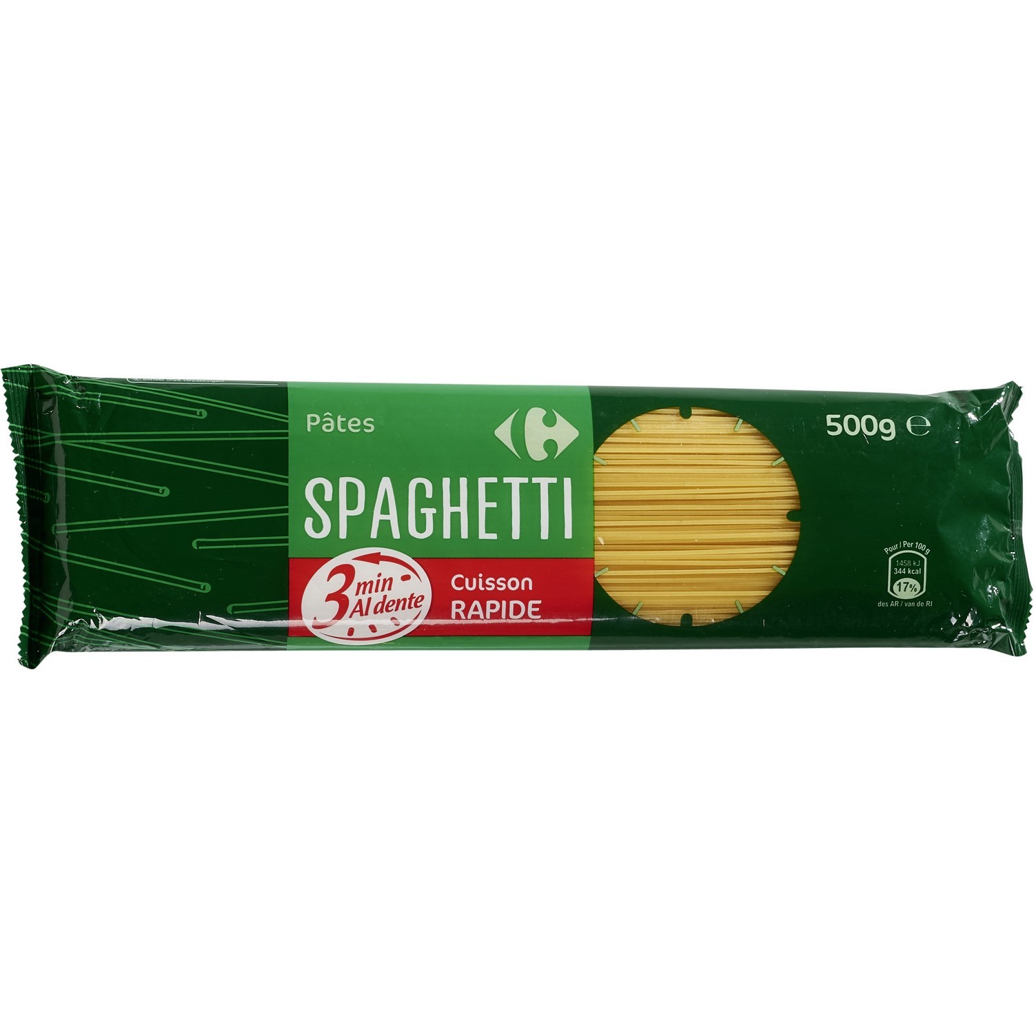 Pâtes spaghetti cuisson rapide CARREFOUR