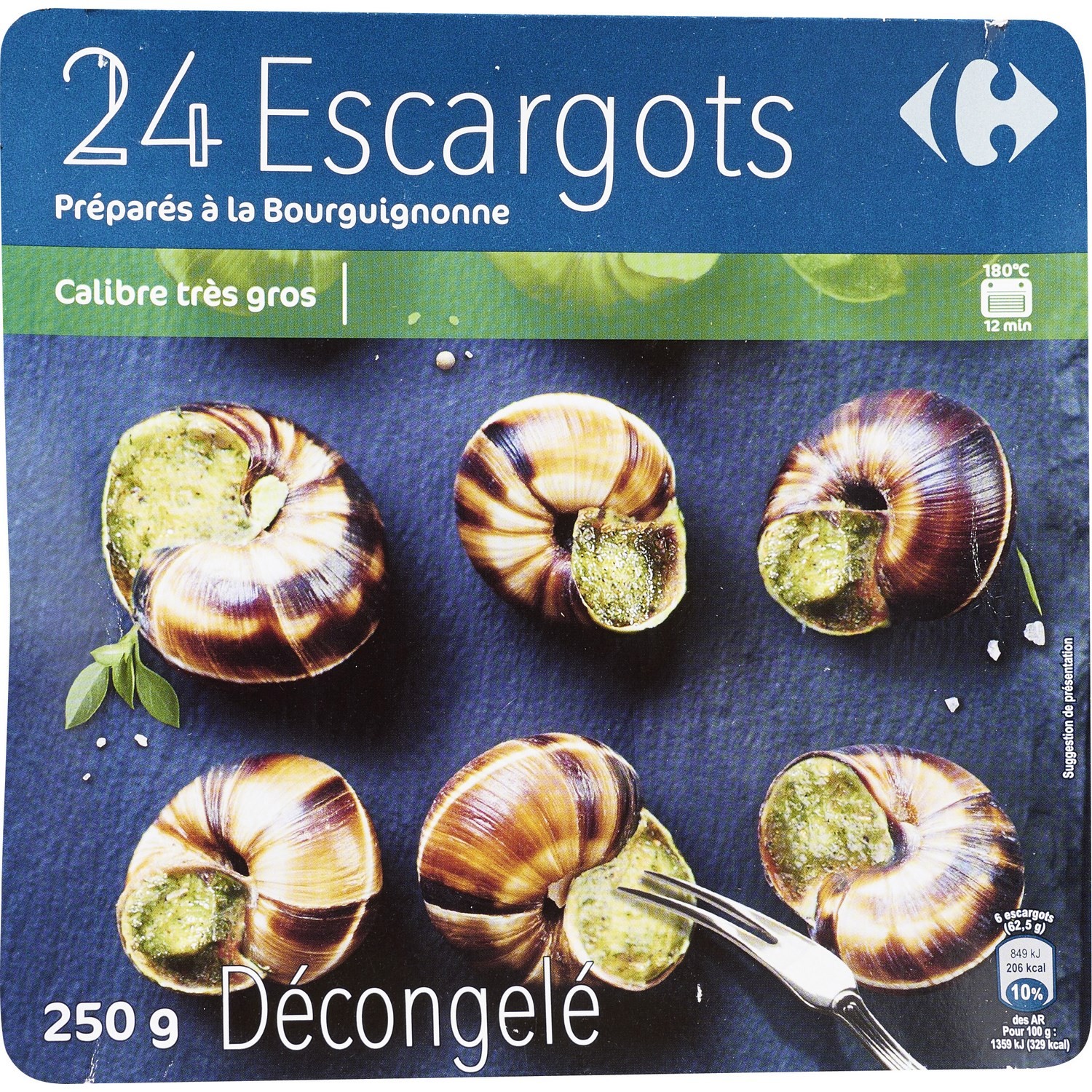 Escargots très gros Bourguignonne CARREFOUR