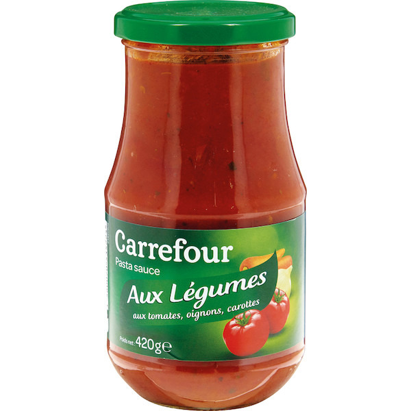 SAUCE CUISINÉE AUX LÉGUMES CARREFOUR