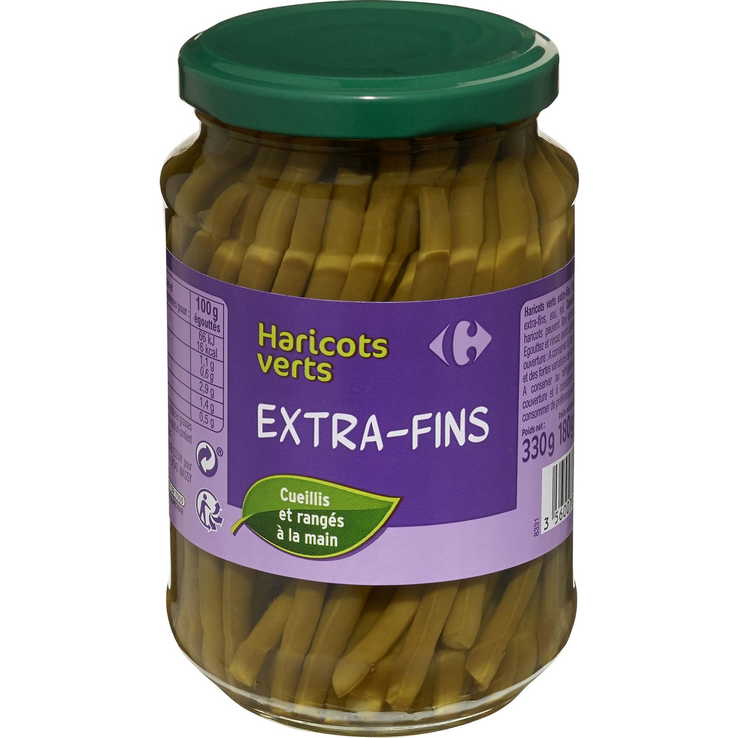Haricots verts extra-fins CARREFOUR