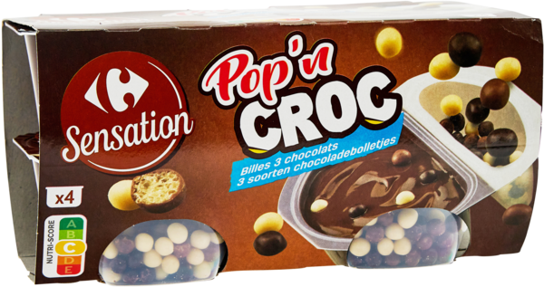 Crèmes Dessert Pop'n Croc