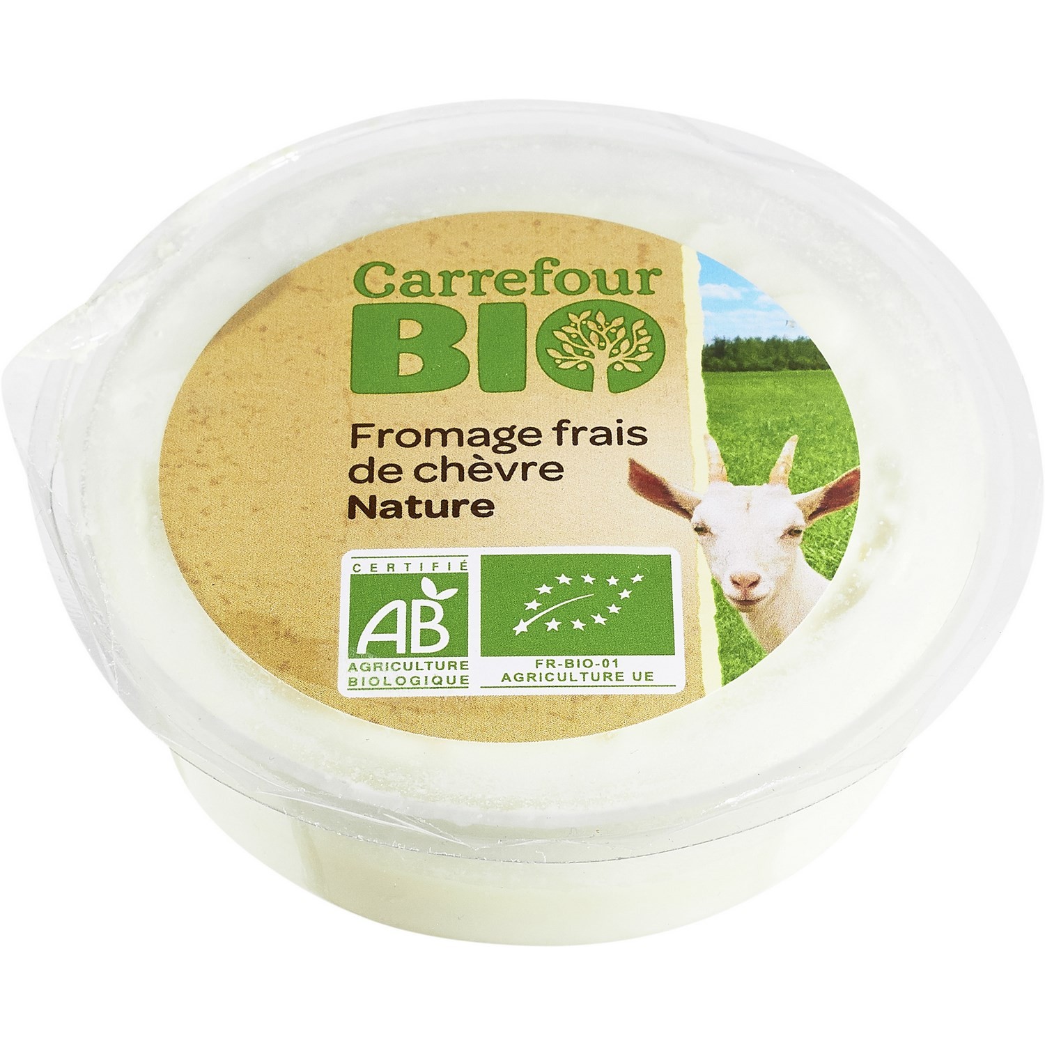 Fromage Frais de Chèvre Bio Nature CARREFOUR BIO