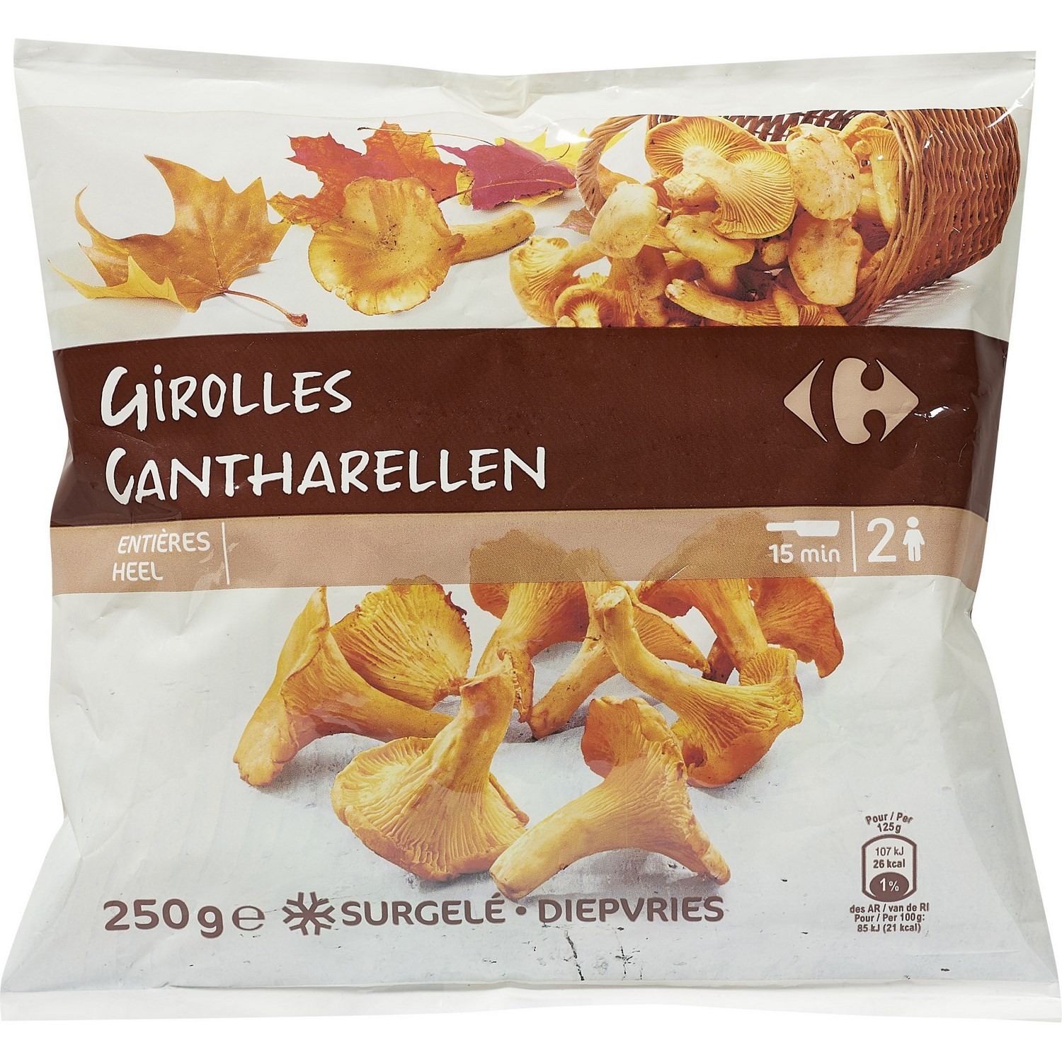 Girolles entières CARREFOUR