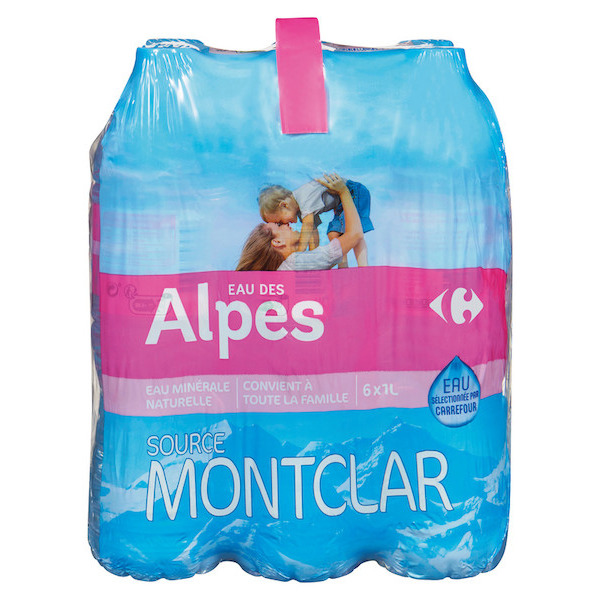 Eau minérale naturelle des Alpes