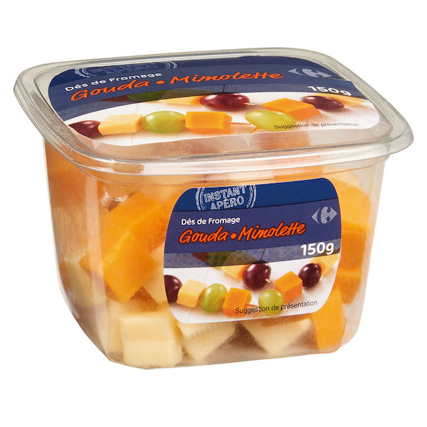 Dés de gouda et mimolette 3560070570898 carrefour