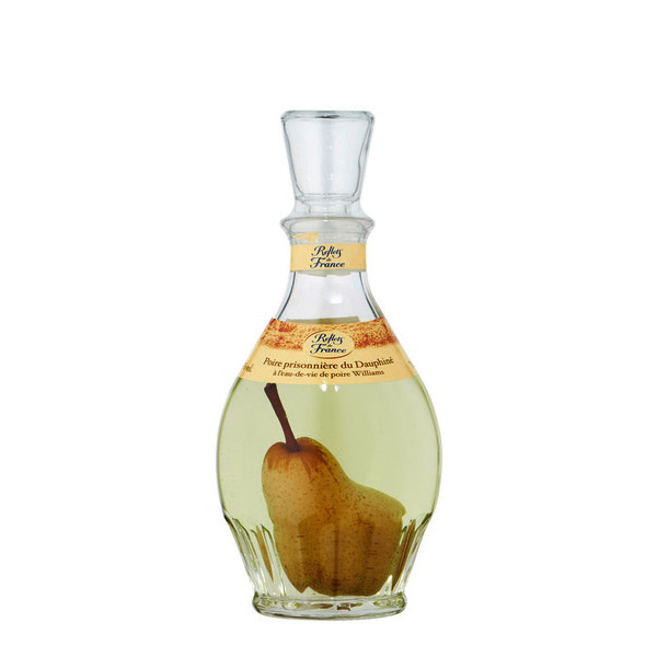 Poire prisonnière à l'eau-de-vie de Poire Williams
