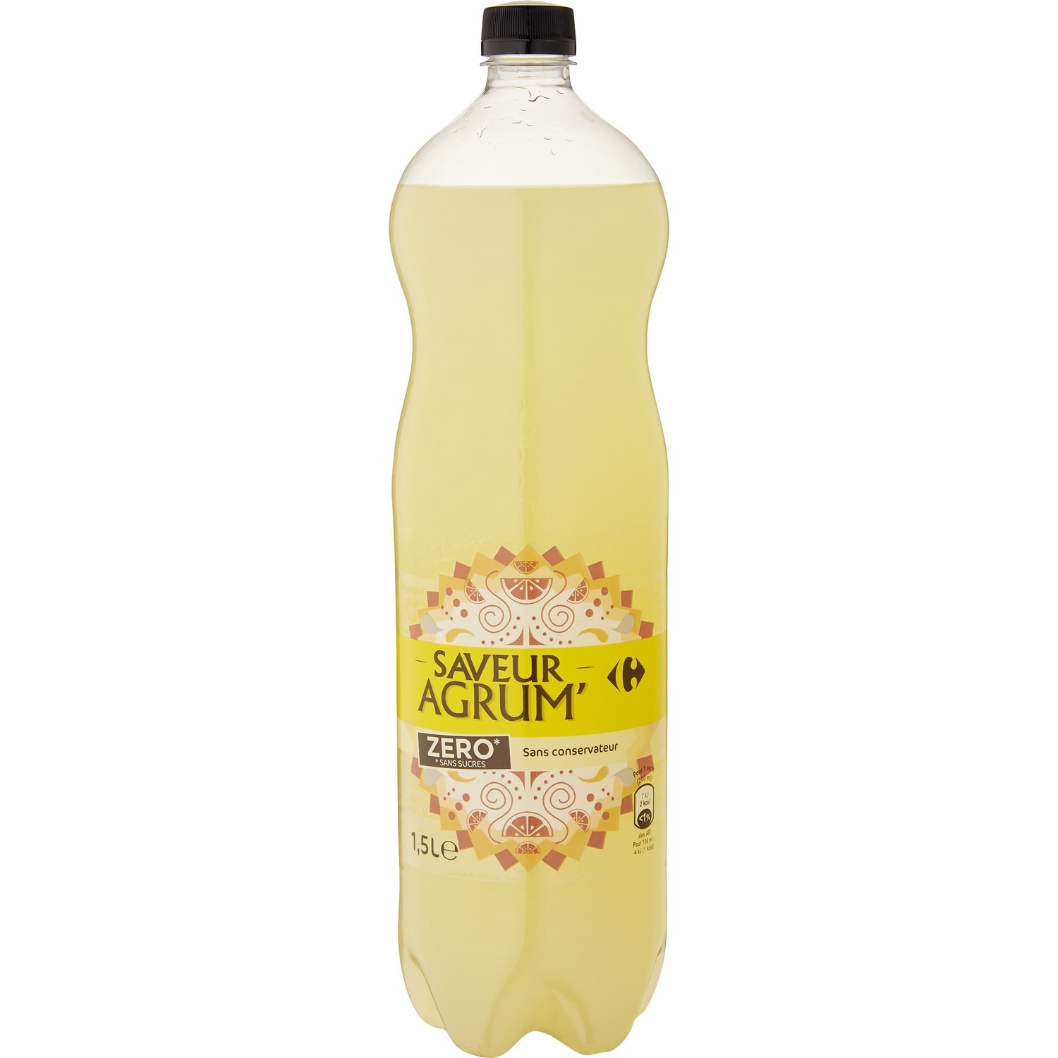 Soda zéro sucre saveur agrum' CARREFOUR
