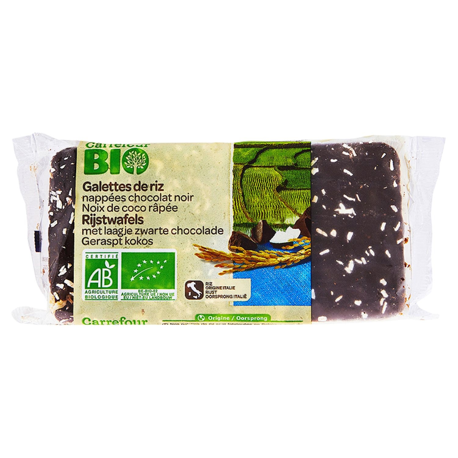Galettes riz chocolat noir et noix de c CARREFO...