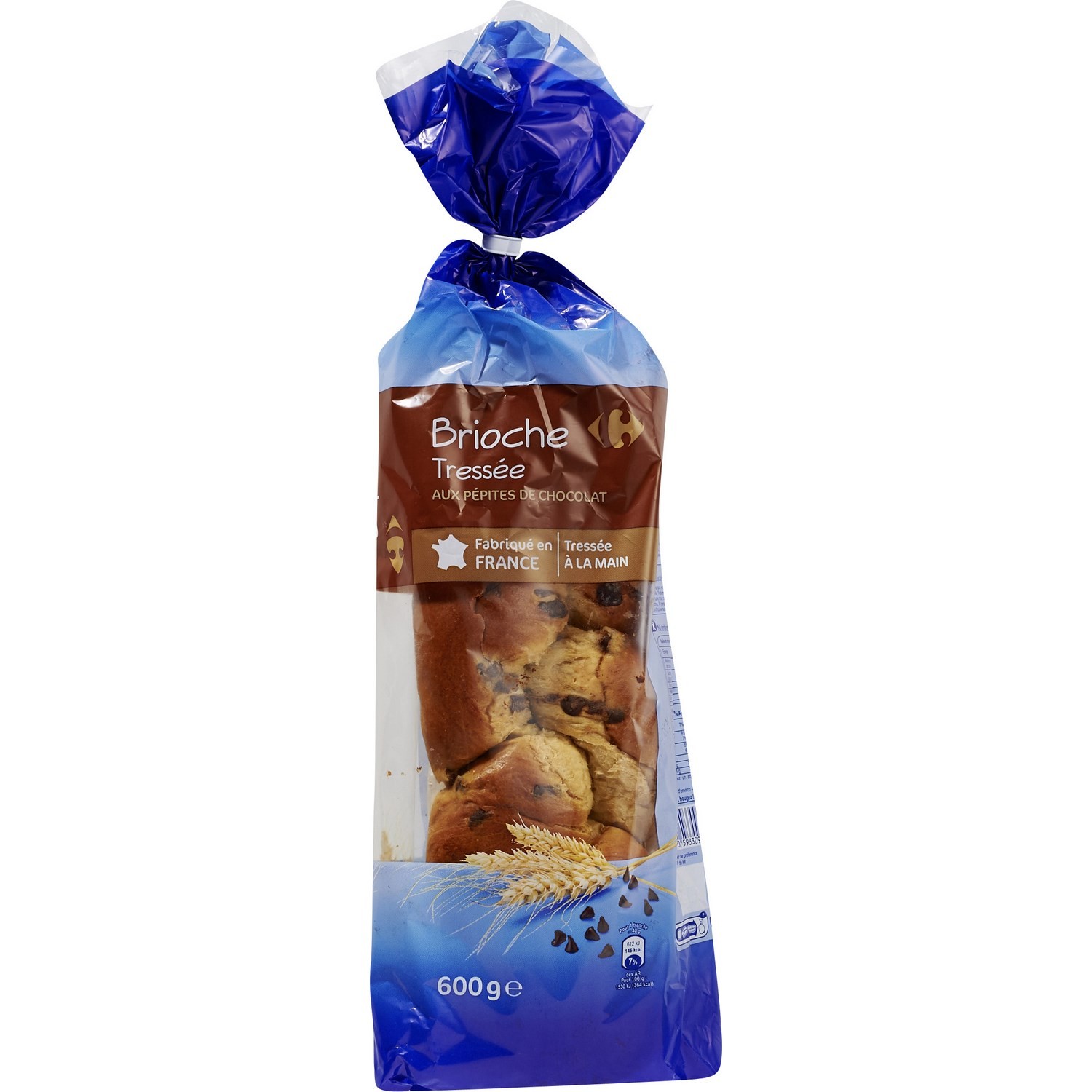 Brioche tressée pépites chocolat CARREFOUR