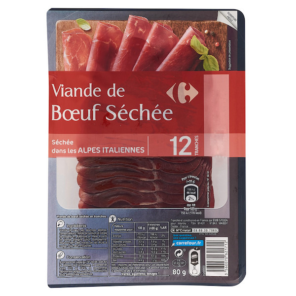 Viande de bœuf séchée
