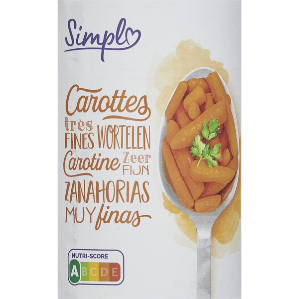 Carottes très fines