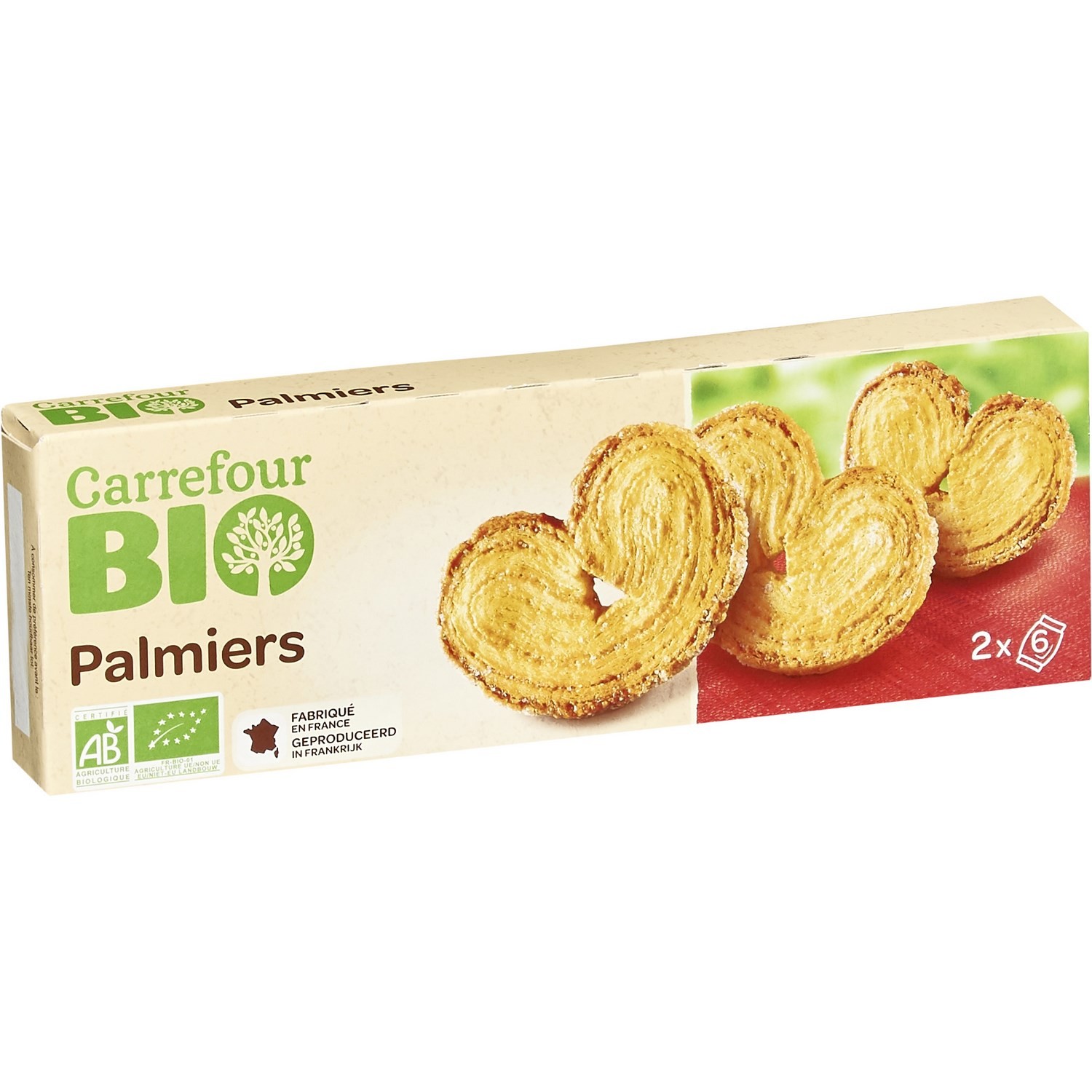 Biscuits bio Palmiers CARREFOUR BIO