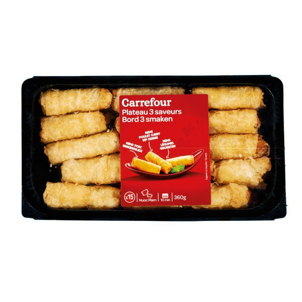 PLATEAU NEMS 3 SAVEURS CARREFOUR
