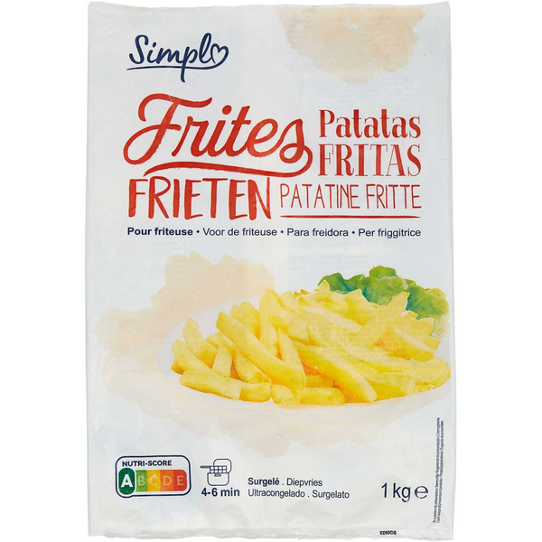 SIMPL Frites surgelées code EAN 3560070717903 