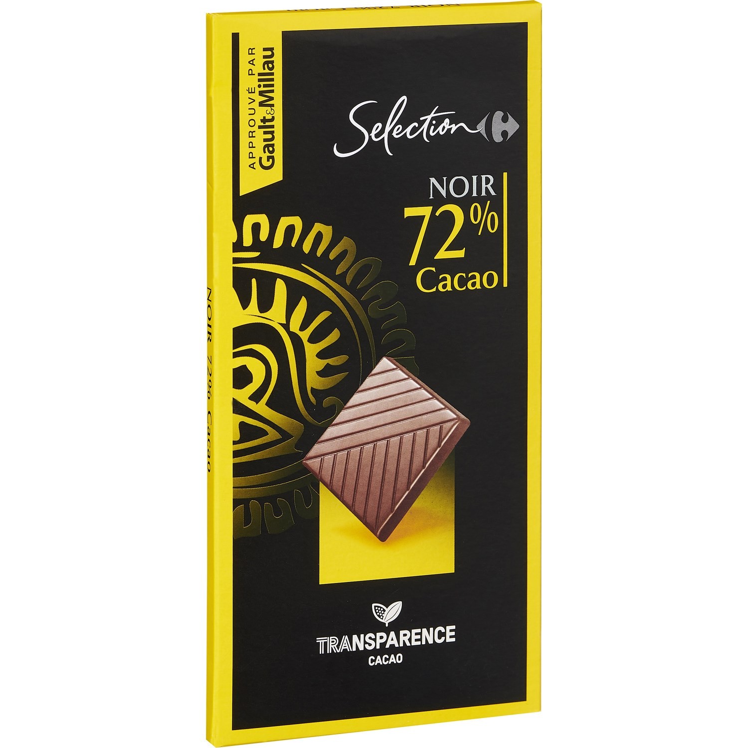 Chocolat noir 72% caco
