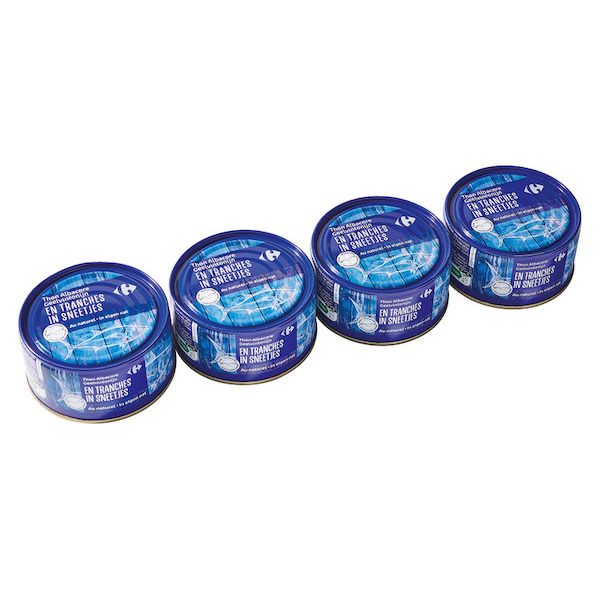 Thon albacore en tranches au naturel