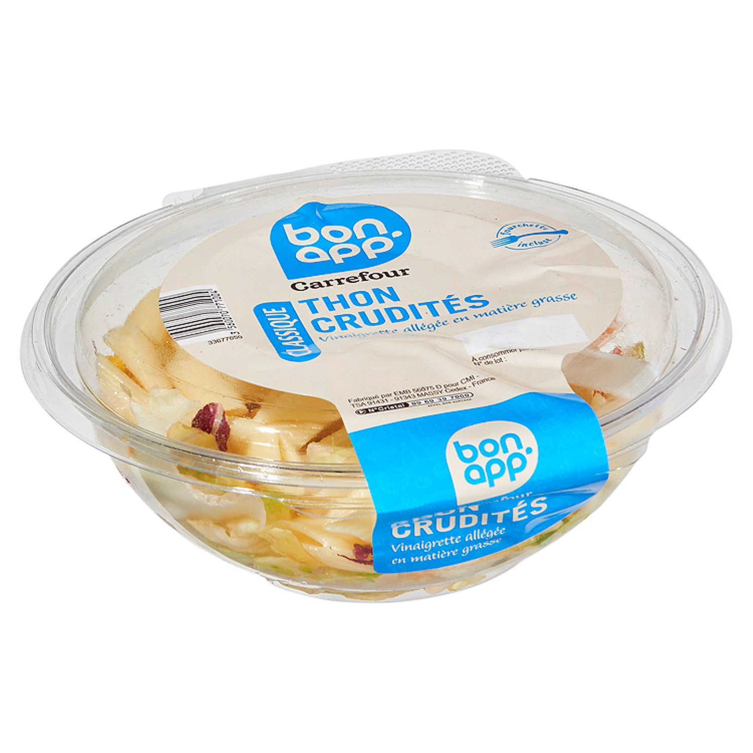 Salade thon crudités CARREFOUR BON APP'