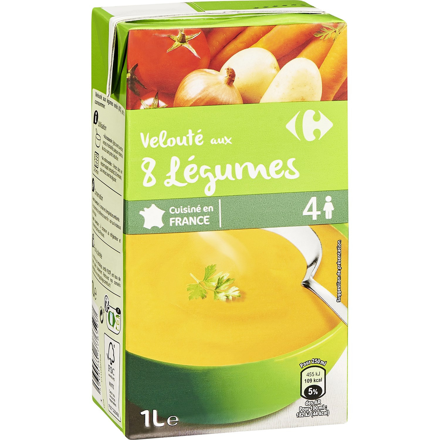 Soupe aux 8 légumes CARREFOUR