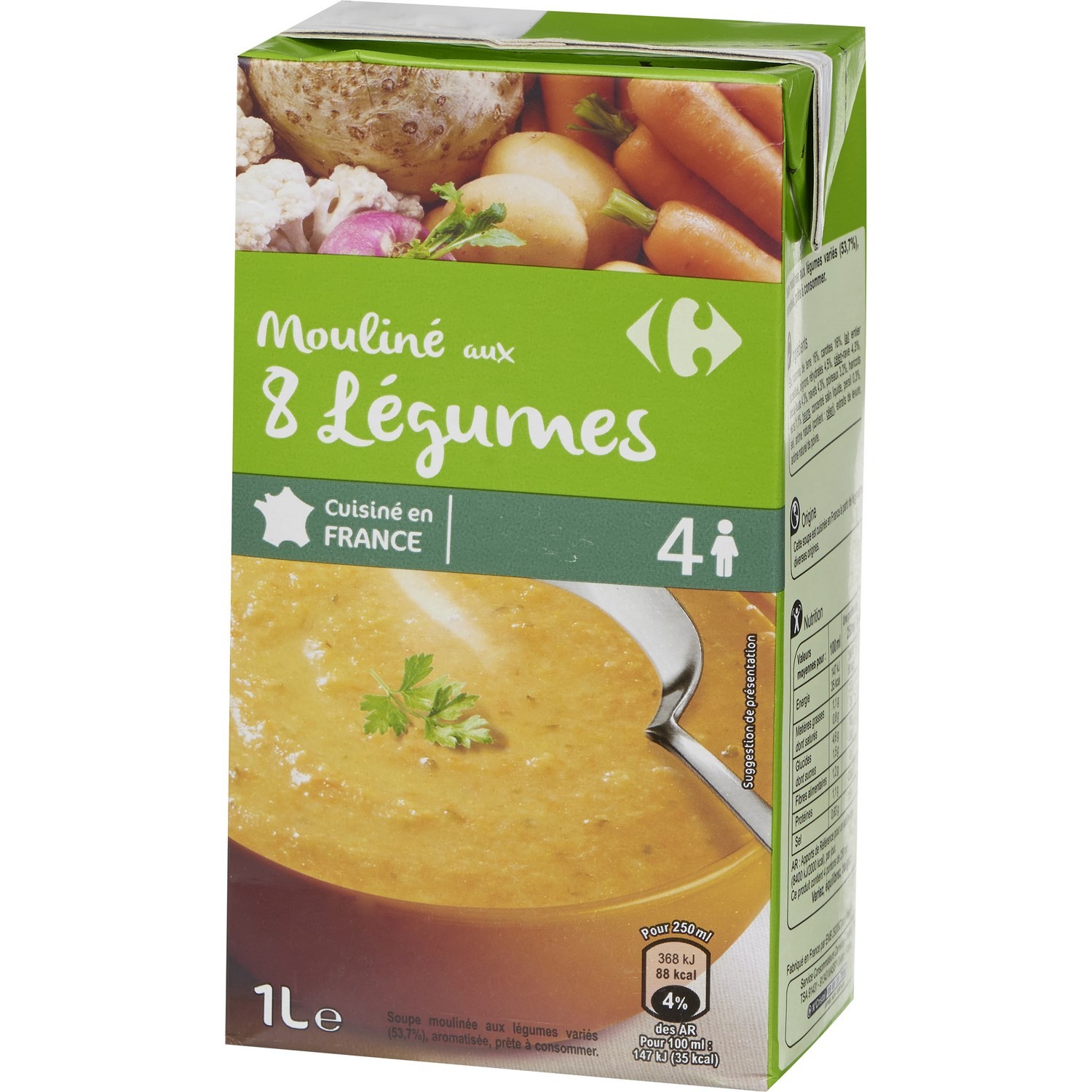 Soupe Mouliné aux 8 légumes CARREFOUR