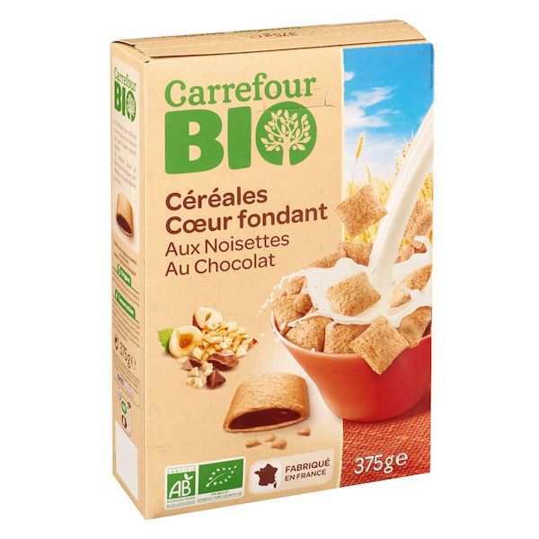 Céréales Cœur fondant aux noisettes et chocolat
