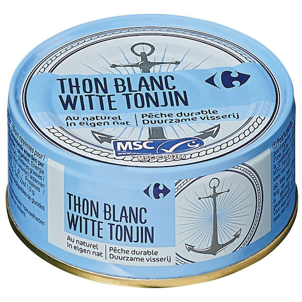 Thon blanc au naturel MSC